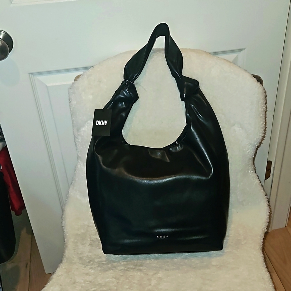 DKYN SOFT HOBO SHOULDER BAG 02509